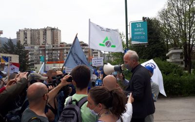 ODRŽANI PRVOMAJSKI PROTESTI