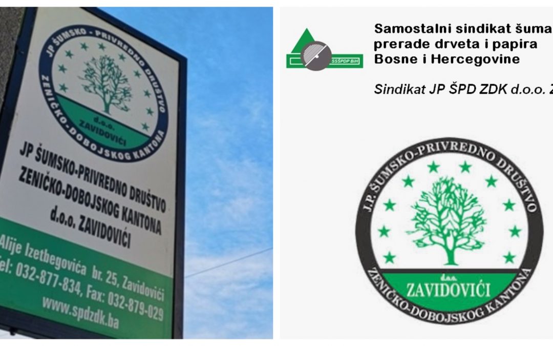SINDIKAT SE IZBORIO ZA UVEZIVANJE STAŽA RADNIKA BIVŠEG „DC ŠUMARSTVA“  IP “KRIVAJA” ZAVIDOVIĆI