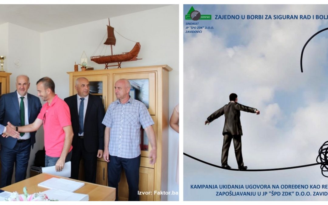 POZITIVNI POMACI: U ŠUMSKO-PRIVREDNOM DRUŠTVU ZDK ZAPOSLENA 74 RADNIKA NA NEODREĐENO