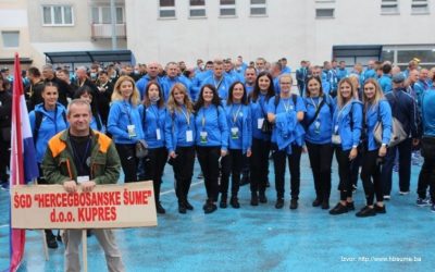 ŠGD “HERCEGBOSANSKE ŠUME” D.O.O. KUPRES UKUPNI POBJEDNIK VII. ŠUMARIJADE FBIH – BOSANSKA KRUPA 2021.