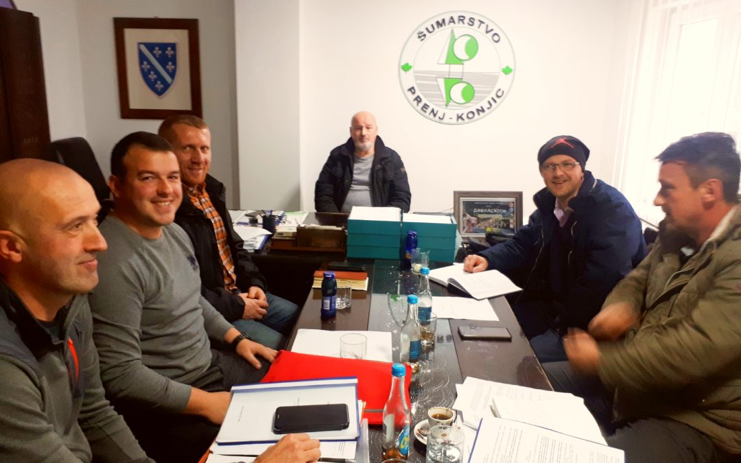 SASTANAK U JP ŠUMARSTVO „PRENJ“ KONJIC: KOLEKTIVNI UGOVOR JE PRIORITET ZA POČETAK IDUĆE GODINE